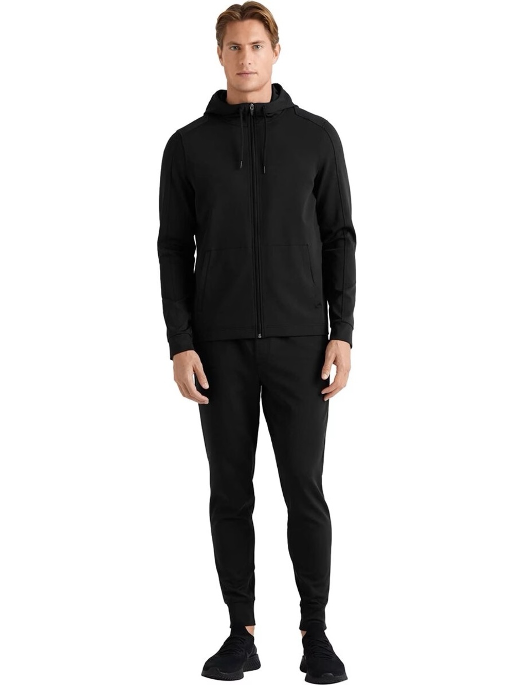 Rhone Spar black Zip Up Hoodie sweatshirt jacket XL